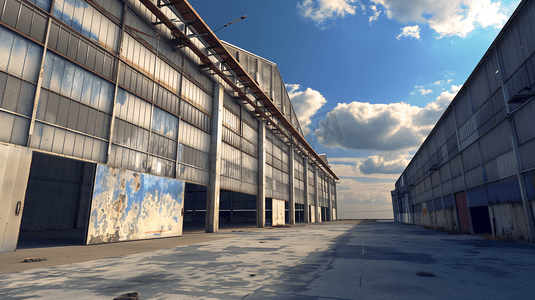 破旧的废弃工厂厂房5