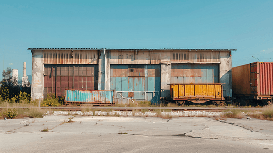 破旧的废弃工厂厂房4