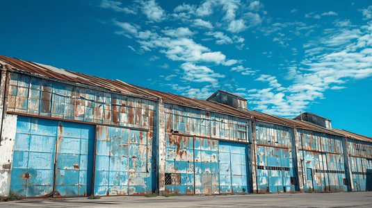 废弃厂房摄影照片_破旧的废弃工厂厂房2