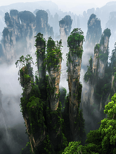 张家界风景地貌