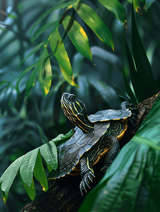 龟背叶背景绿植