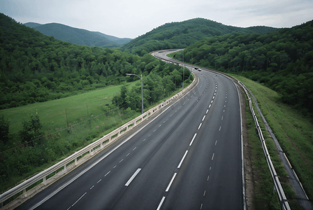 风景优美的公路高清图片4