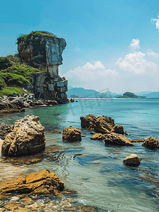 海景图片摄影照片_海南分界洲岛的夏天