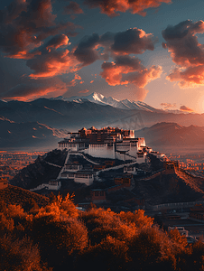 西藏文化摄影照片_西藏布达拉宫