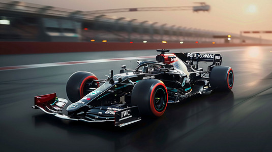 F1赛车赛车四驱赛车立体描绘摄影照片