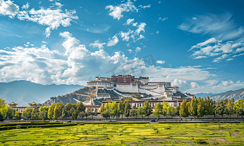 拉萨图片摄影照片_西藏布达拉宫