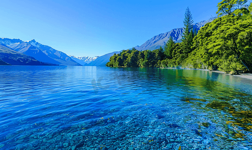 新西兰瓦卡蒂普湖