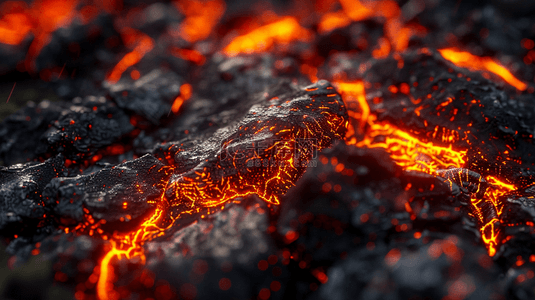 深色火山爆发的背景2