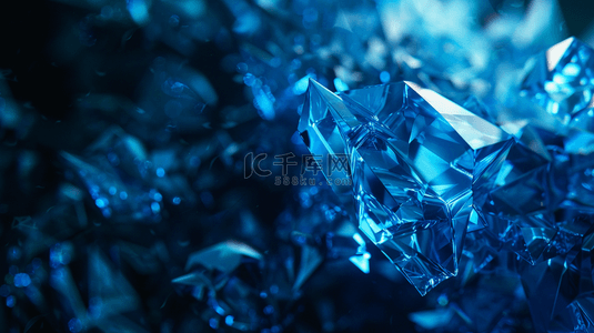 冰块蓝色背景背景图片_深蓝色星光闪耀晶体晶莹的背景11
