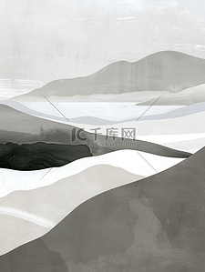 白灰色山型条纹纹理抽象商务的背景4