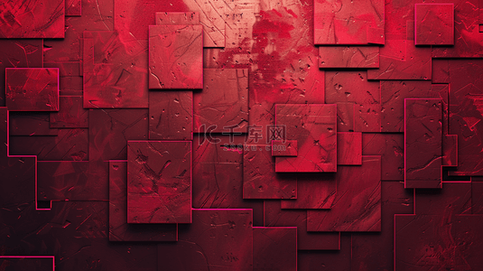 红色渐变纹理星光图案抽象商务的背景8