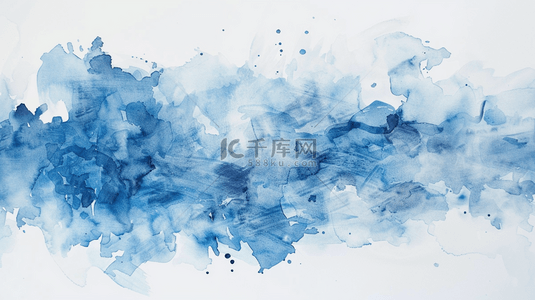 蓝色抽象手绘背景16