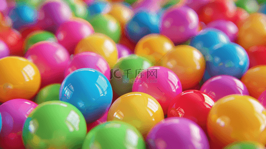 彩色唯美气球的背景14