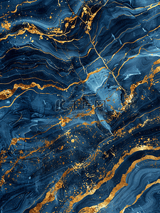 轻奢大理石背景图片_蓝色轻奢感纹理背景0