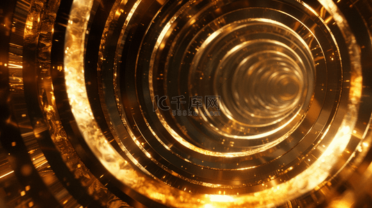 金色圆环背景图片_金色光泽质感螺旋状纹理背景32