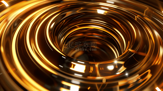 金色圆环背景图片_金色光泽质感螺旋状纹理背景25