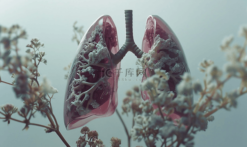 医院背景图片_呼吸内科紧急情况肺的