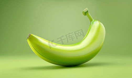 香蕉绿色水果