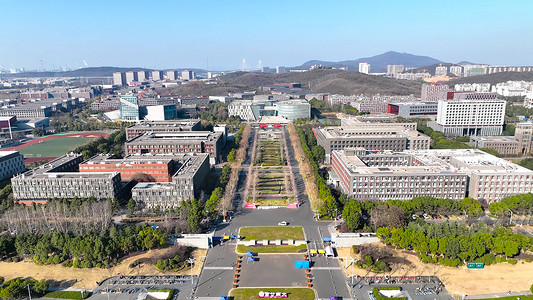 航拍南京大学仙林校区南京高校模板