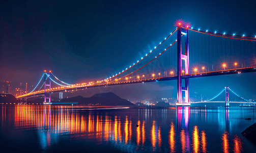 大桥摄影照片_港珠澳大桥珠港澳大桥