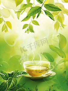 绿茶图片摄影照片_茶艺茶道春茶龙井绿茶