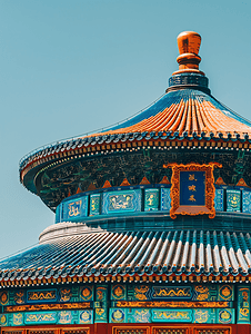 天坛建筑摄影照片_北京地标建筑天坛