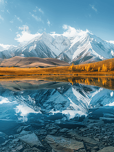 西藏纳木错雪山圣湖