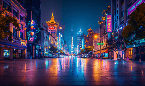 上海南京路之夜