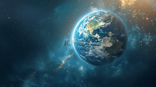 宇宙星球背景图片_彩色地球星球宇宙纹理的背景