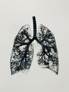 福袋gif摄影照片_呼吸困难的肺gif动图