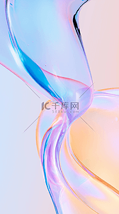 粉彩透明质感流动变幻的玻璃色彩设计