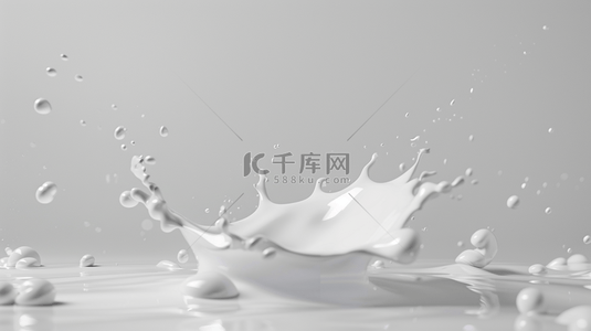 牛奶背景图片_白色渐变牛奶纹理飞溅的背景