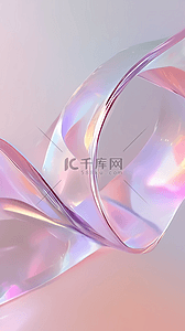 玻璃质感流体背景图片_粉彩透明质感流动变幻的玻璃色彩素材
