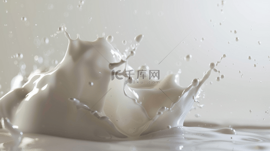 营养牛奶背景图片_白色渐变牛奶纹理飞溅的背景