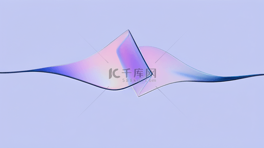 玻璃质感流体背景图片_清透质感彩色3D流动变幻玻璃色彩9设计