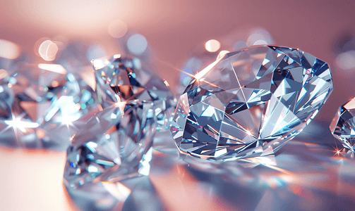 培育钻石摄影照片_钻石产品