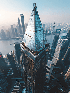 上海的一景金融中心