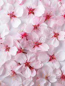 樱花时节花瓣