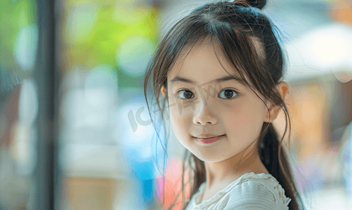 亚洲人年轻女孩肖像
