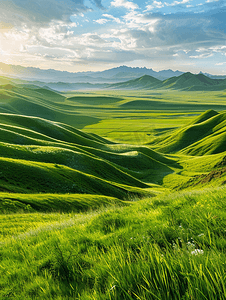 新疆那拉提草原美景