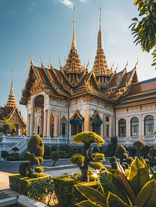 泰国皇宫摄影照片_泰国曼谷大皇宫