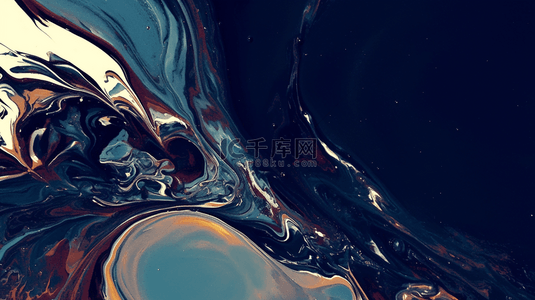 深色山水背景图片_深色新中式鎏金流体抽象山水纹理4背景图片