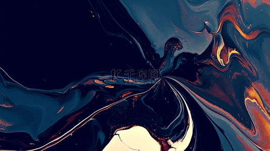 深色山水背景图片_深色新中式鎏金流体抽象山水纹理背景素材