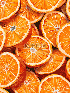 黄色水果橙子树叶叶片纹理的背景
