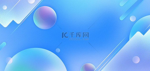 圆形抽象背景背景图片_磨砂玻璃圆形抽象蓝色微软风横图设计图