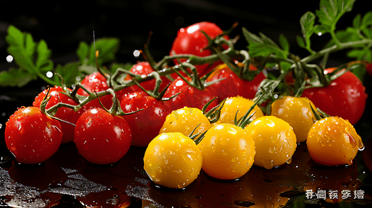 新鲜蔬菜小番茄摄影4