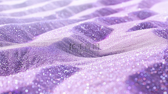 柔软闪闪发光的浅紫色沙子背景素材