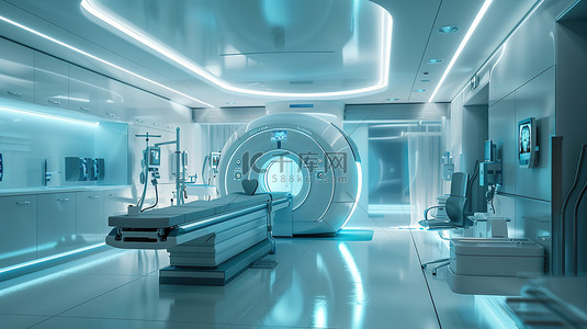 医院背景图片_医疗设备核磁共振背景素材