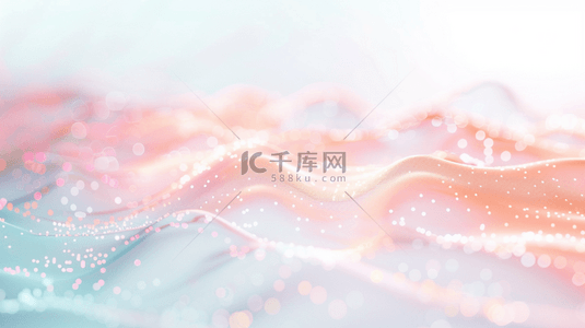 彩色唯美清新梦幻线条流线曲线质感的背景