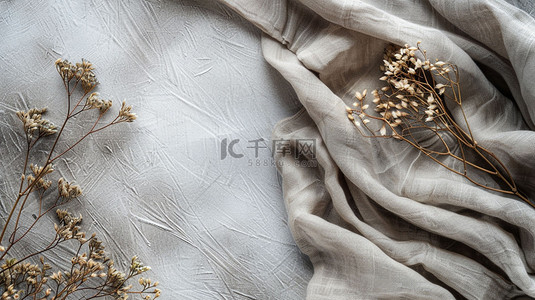 纯色丝绸合成创意素材背景
